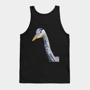 Grey Heron What Are You Looking At? Tank Top